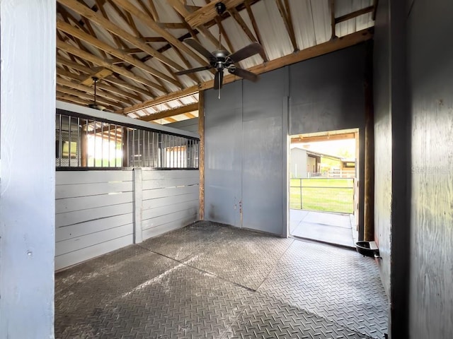 view of horse barn