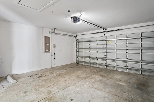 1506 Lenton Rose Ct, Trinity, FL 34655 - garage with a garage door opener and electric panel