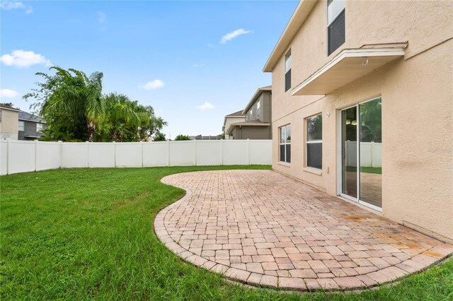 1506 Lenton Rose Ct, Trinity, FL 34655 - view of yard with a patio area and fence