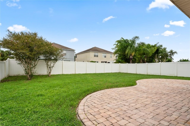 1506 Lenton Rose Ct, Trinity, FL 34655 - view of yard featuring a patio and a fenced backyard