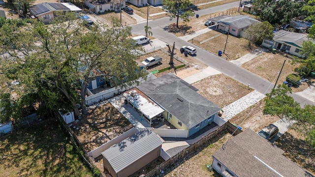 birds eye view of property featuring a residential view