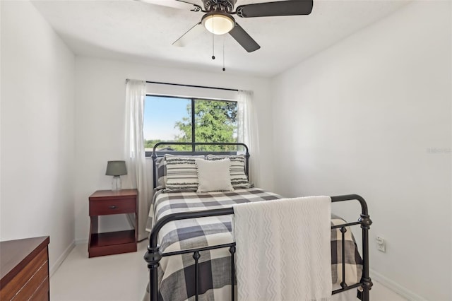 1502 Creekbend Dr, Brandon, FL 33510 - bedroom with baseboards and ceiling fan