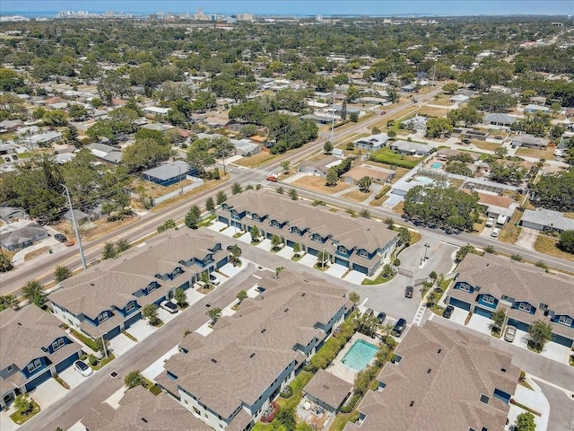 bird's eye view featuring a residential view
