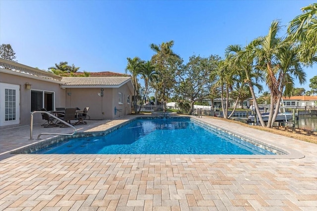 4531 44th St S, Saint Petersburg, FL 33711 - outdoor pool featuring a patio