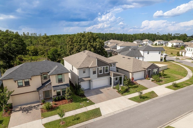 21590 Violet Periwinkle Dr, Land O Lakes, FL 34637 - birds eye view of property featuring a residential view