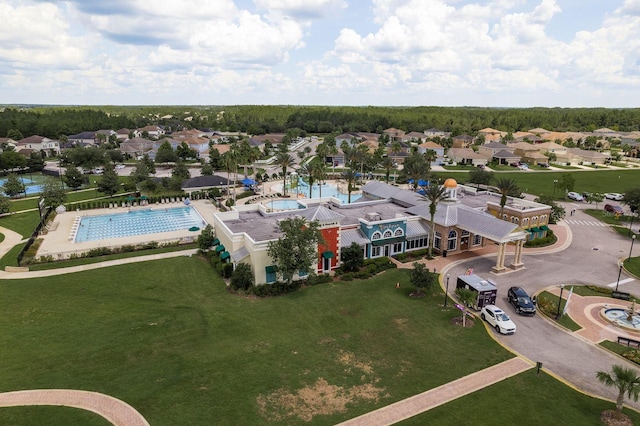 21590 Violet Periwinkle Dr, Land O Lakes, FL 34637 - bird's eye view featuring a residential view