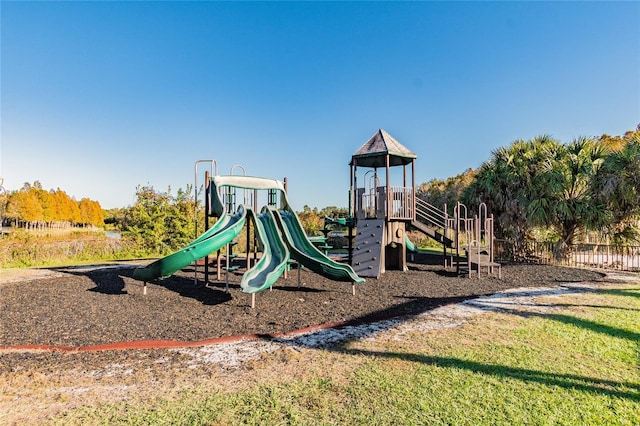 view of communal playground