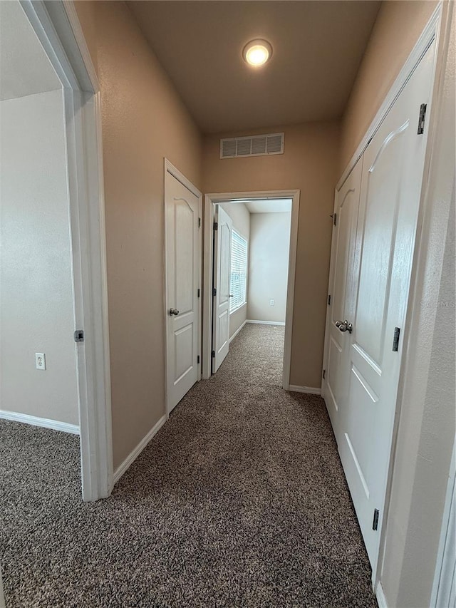 1530 Villa Capri Cir Unit 302, Odessa, FL 33556 - corridor with baseboards, carpet flooring, and visible vents