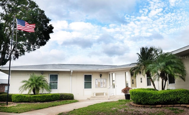 view of ranch-style home