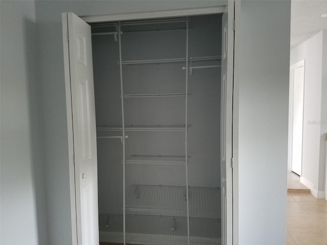 view of closet