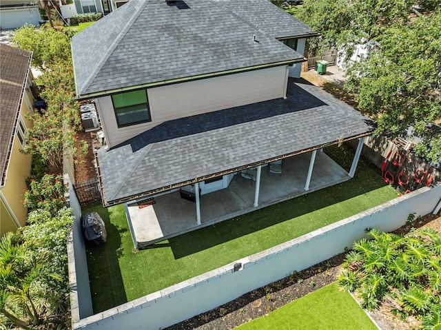 drone / aerial view