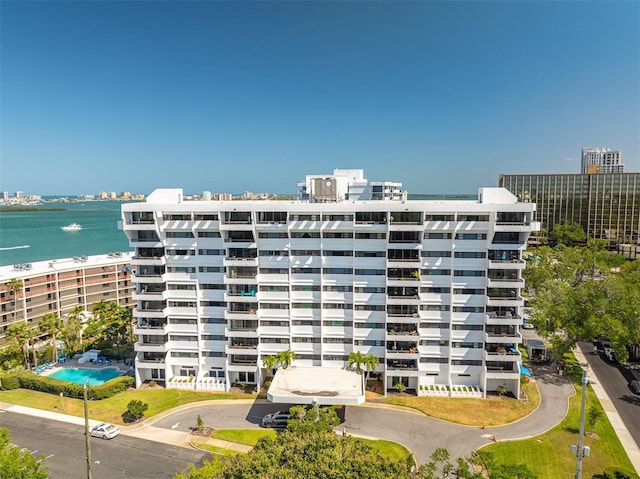 30 Turner St Unit 202, Clearwater, FL 33756 - view of apartment building / complex featuring a water view and a city view