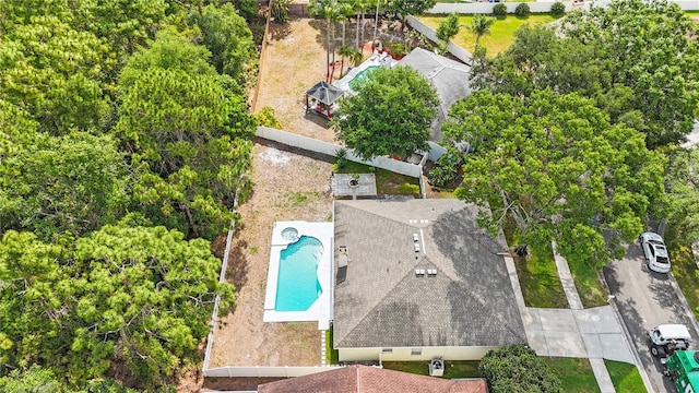 18520 Ambly Ln, Tampa, FL 33647 - drone / aerial view of a pool