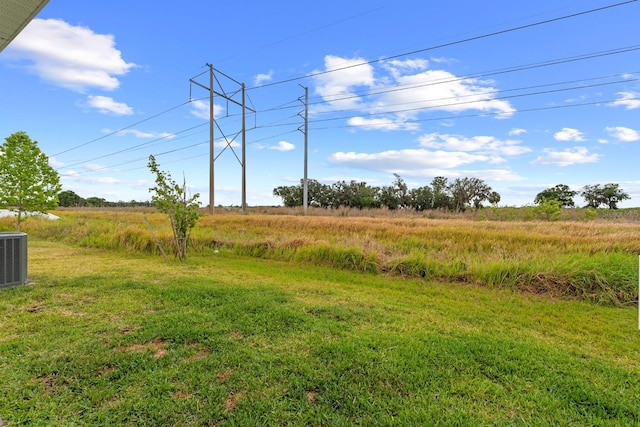 11819 Brighton Knoll Loop, Riverview, FL 33579 - view of yard featuring a view of countryside and central air condition unit