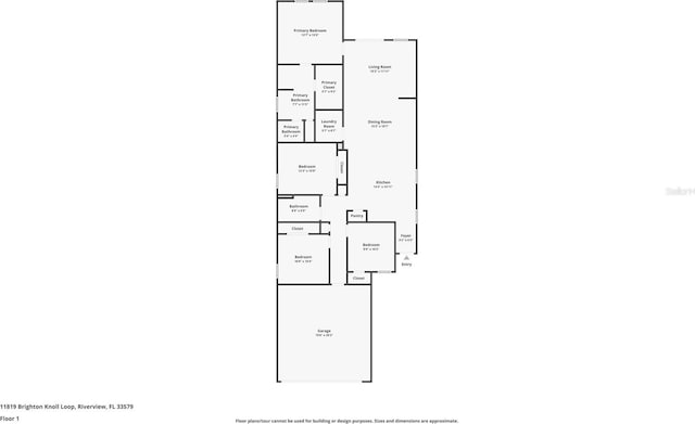 11819 Brighton Knoll Loop, Riverview, FL 33579 - room layout