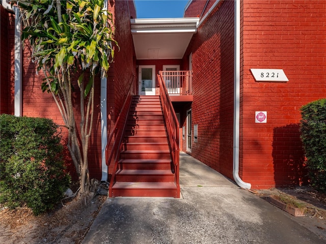 view of stairs
