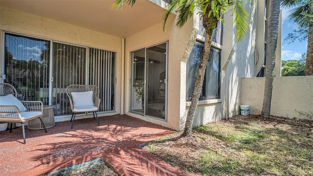 view of patio / terrace with fence