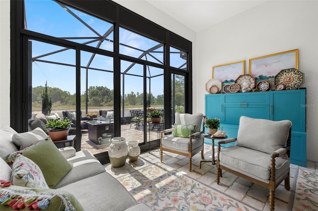 sunroom / solarium featuring plenty of natural light
