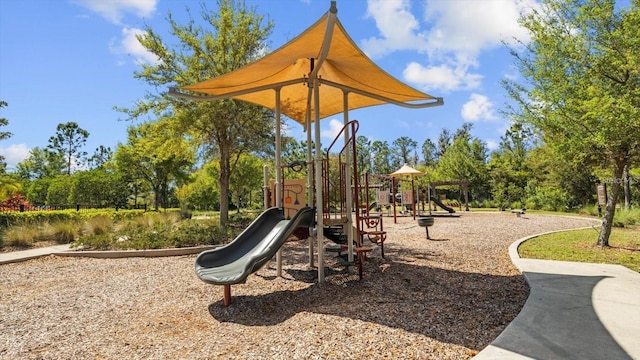 view of communal playground