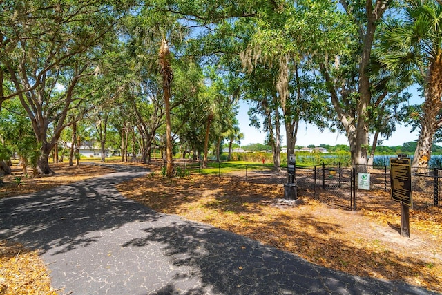 view of road