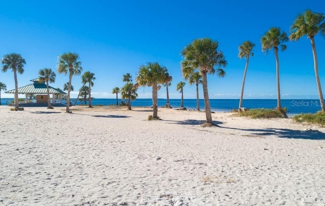 1424 Ridge Shore Dr, Tarpon Springs, FL 34689 - water view with a gazebo