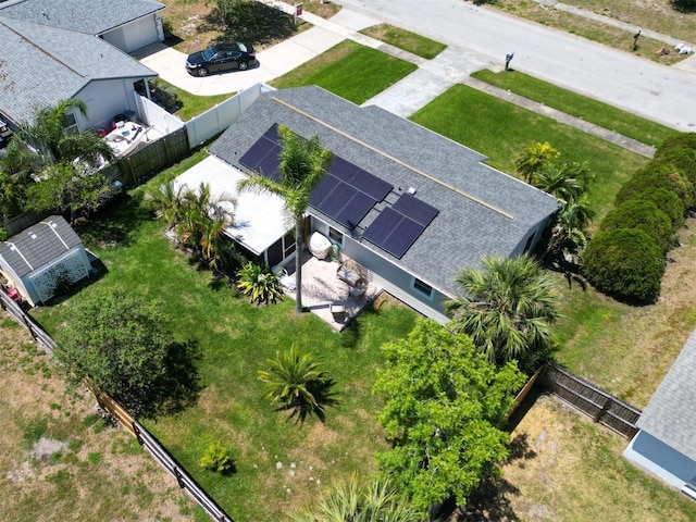 drone / aerial view