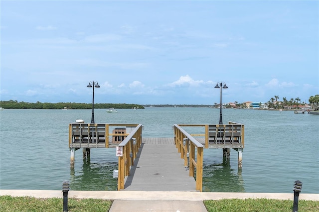 1 Key Capri Unit 303E, Treasure Island, FL 33706 - dock featuring a water view