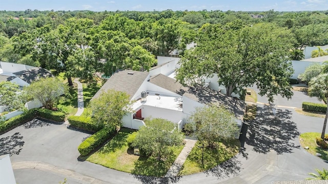 4002 Cypress Ct Unit 4002, Tampa, FL 33618 - bird's eye view featuring a forest view