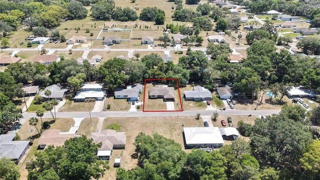 883 N Hollywood Cir, Crystal River, FL 34429 - birds eye view of property with a residential view