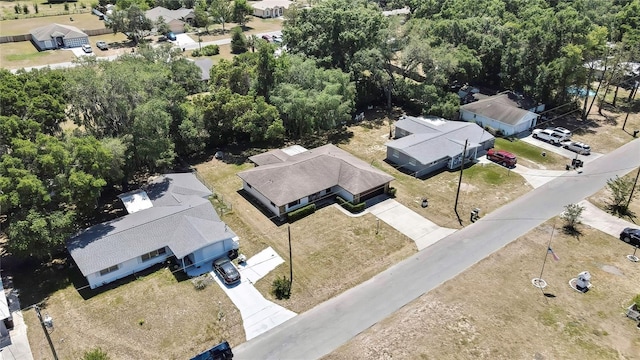 883 N Hollywood Cir, Crystal River, FL 34429 - aerial view with a residential view