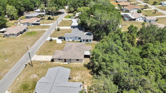 883 N Hollywood Cir, Crystal River, FL 34429 - drone / aerial view featuring a residential view