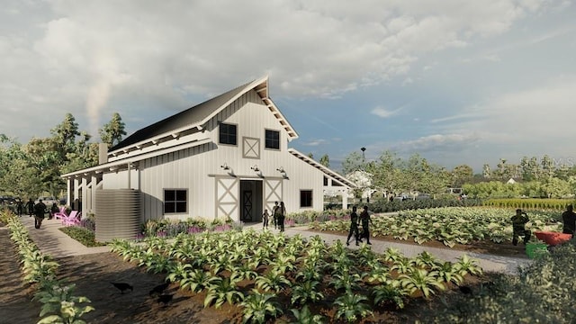 view of barn