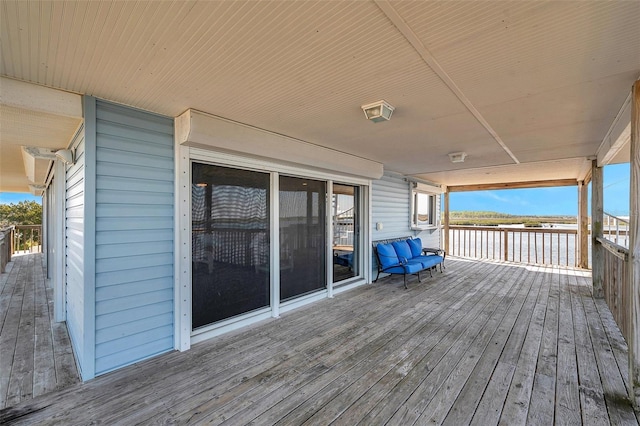 view of deck