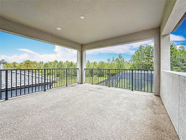 18203 Pine Hammock Blvd, Lutz, FL 33548 - view of patio / terrace with a balcony