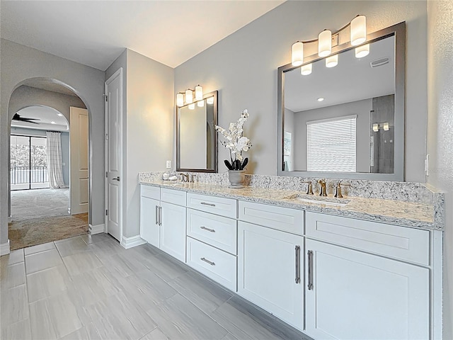 18203 Pine Hammock Blvd, Lutz, FL 33548 - full bath featuring double vanity