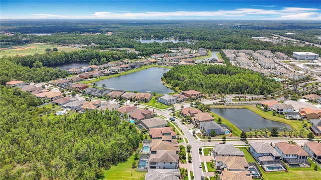 18203 Pine Hammock Blvd, Lutz, FL 33548 - aerial overview of property's location with a nearby body of water and nearby suburban area