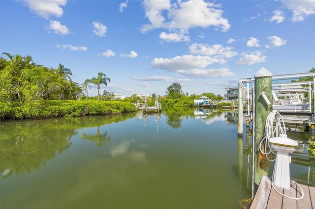 1326 Apollo Beach Blvd S, Apollo Beach, FL 33572 - view of dock with a water view