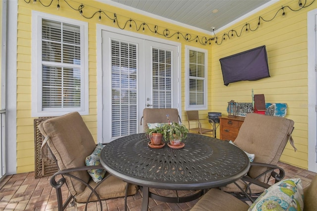 1326 Apollo Beach Blvd S, Apollo Beach, FL 33572 - view of patio featuring outdoor dining area