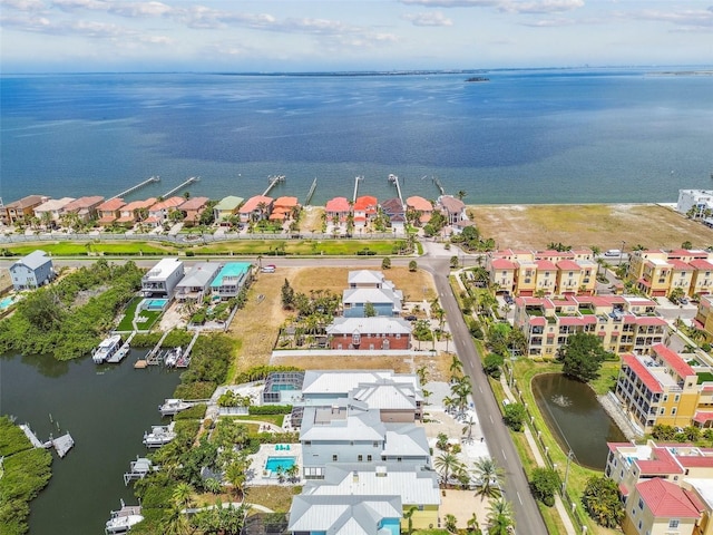 1326 Apollo Beach Blvd S, Apollo Beach, FL 33572 - bird's eye view with a water view