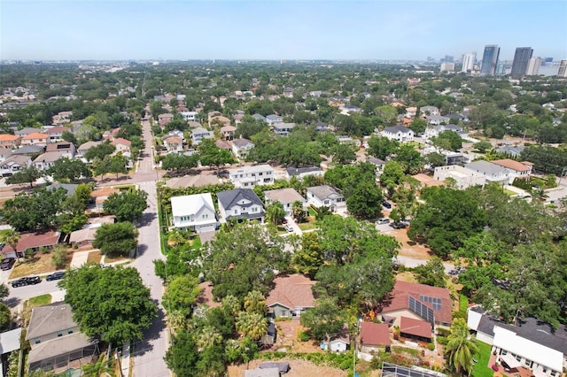 drone / aerial view featuring a residential view