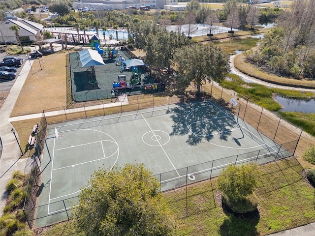 3046 Donington Castle Ln, Land O Lakes, FL 34638 - view of sport court featuring fence and community basketball court