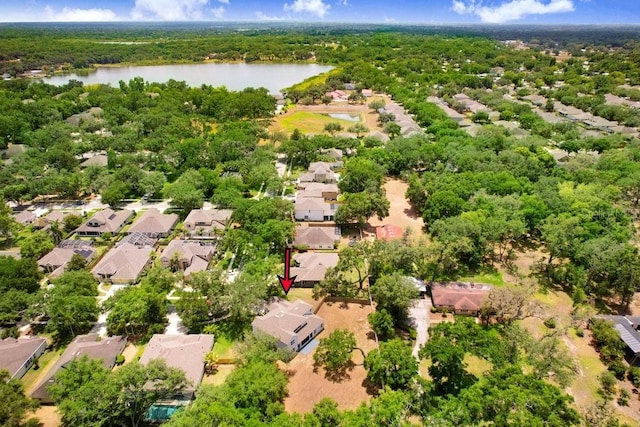 808 Hickory Glen Dr, Seffner, FL 33584 - aerial view of residential area featuring a nearby body of water