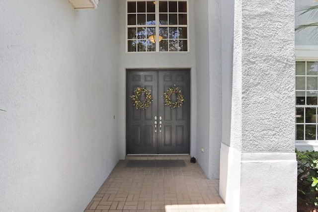 808 Hickory Glen Dr, Seffner, FL 33584 - view of exterior entry with stucco siding