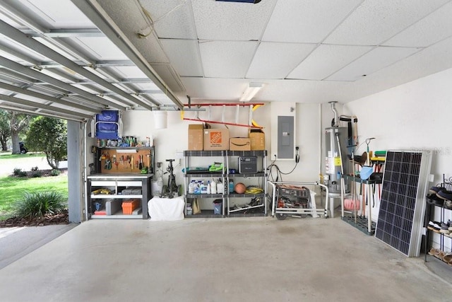 808 Hickory Glen Dr, Seffner, FL 33584 - garage with water heater and electric panel