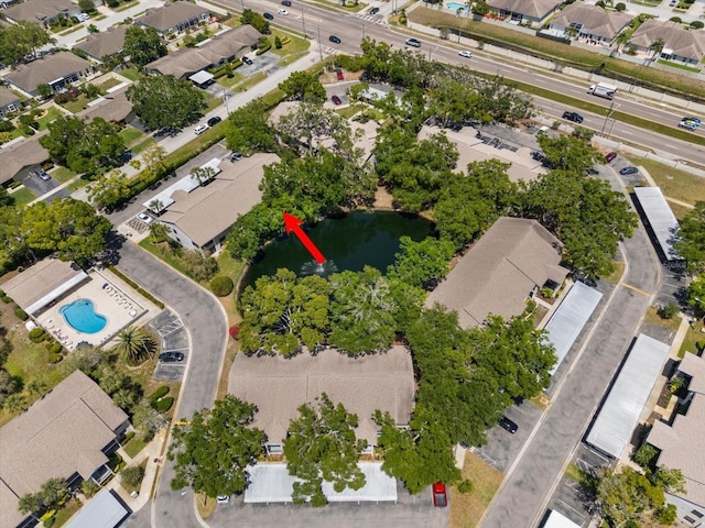 2170 Elm St Unit 906, Dunedin, FL 34698 - aerial view featuring a water view and a residential view