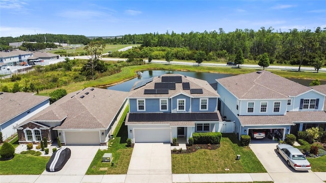 8595 Prairie Creek Dr, New Port Richey, FL 34655 - aerial view of property and surrounding area with a nearby body of water