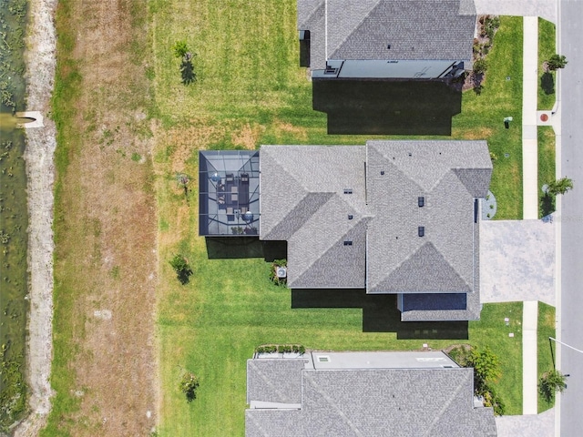 view from above of property