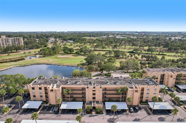 2615 Cove Cay Dr Unit 409, Clearwater, FL 33760 - bird's eye view featuring a water view and golf course view