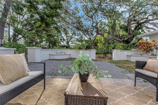 view of patio