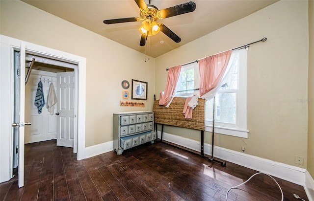 41 W Boyer St, Tarpon Springs, FL 34689 - bedroom featuring hardwood / wood-style floors and baseboards